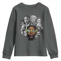 My Roots Black History Leaders Youth Sweatshirt African American Heritage - Wonder Print Shop