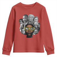 My Roots Black History Leaders Youth Sweatshirt African American Heritage - Wonder Print Shop