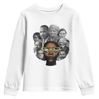 My Roots Black History Leaders Youth Sweatshirt African American Heritage - Wonder Print Shop