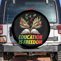 Education Is Freedom Spare Tire Cover Inspirational Black Teacher Gift - Wonder Print Shop