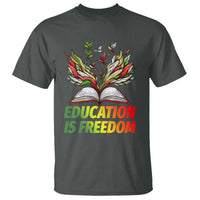 Education Is Freedom T Shirt Inspirational Black Teacher Gift - Wonder Print Shop