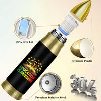 Education Is Freedom Bullet Tumbler Black Education Teacher Gift - Wonder Print Shop