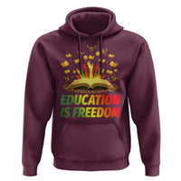 Education Is Freedom Hoodie Black Education Teacher Gift - Wonder Print Shop