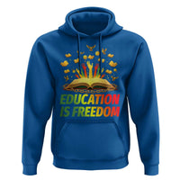 Education Is Freedom Hoodie Black Education Teacher Gift - Wonder Print Shop