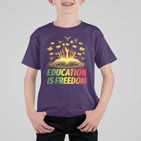 Education Is Freedom T Shirt For Kid Black Education Teacher Gift - Wonder Print Shop