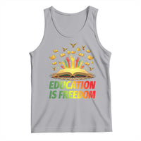Education Is Freedom Tank Top Black Education Teacher Gift - Wonder Print Shop