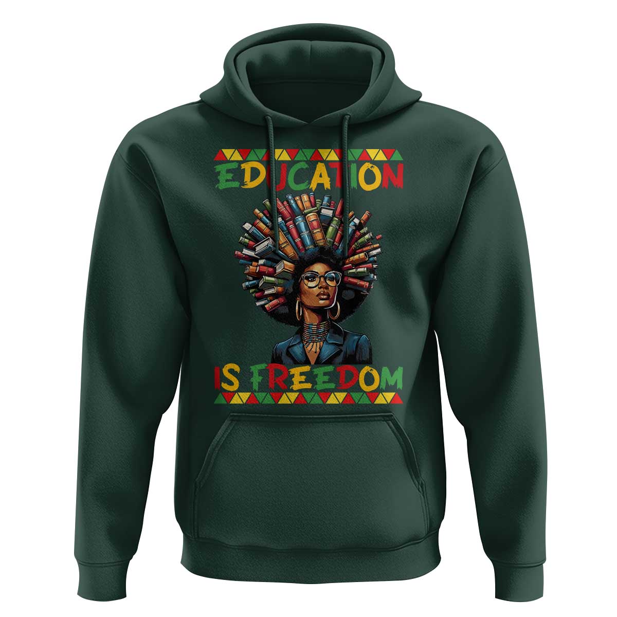 Education Is Freedom Hoodie Black History Month Gift For Teachers - Wonder Print Shop