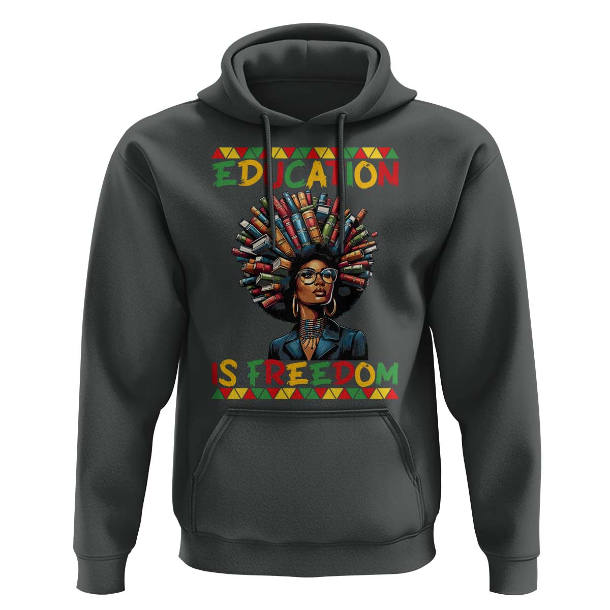 Education Is Freedom Hoodie Black History Month Gift For Teachers - Wonder Print Shop