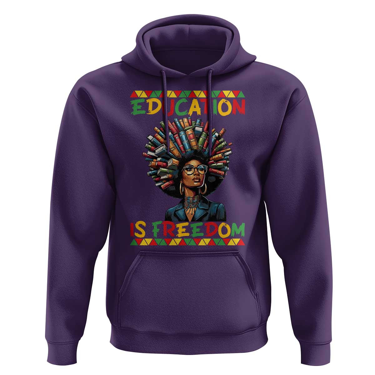 Education Is Freedom Hoodie Black History Month Gift For Teachers - Wonder Print Shop