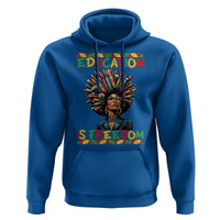 Education Is Freedom Hoodie Black History Month Gift For Teachers - Wonder Print Shop