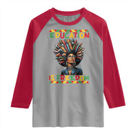 Education Is Freedom Raglan Shirt Black History Month Gift For Teachers - Wonder Print Shop