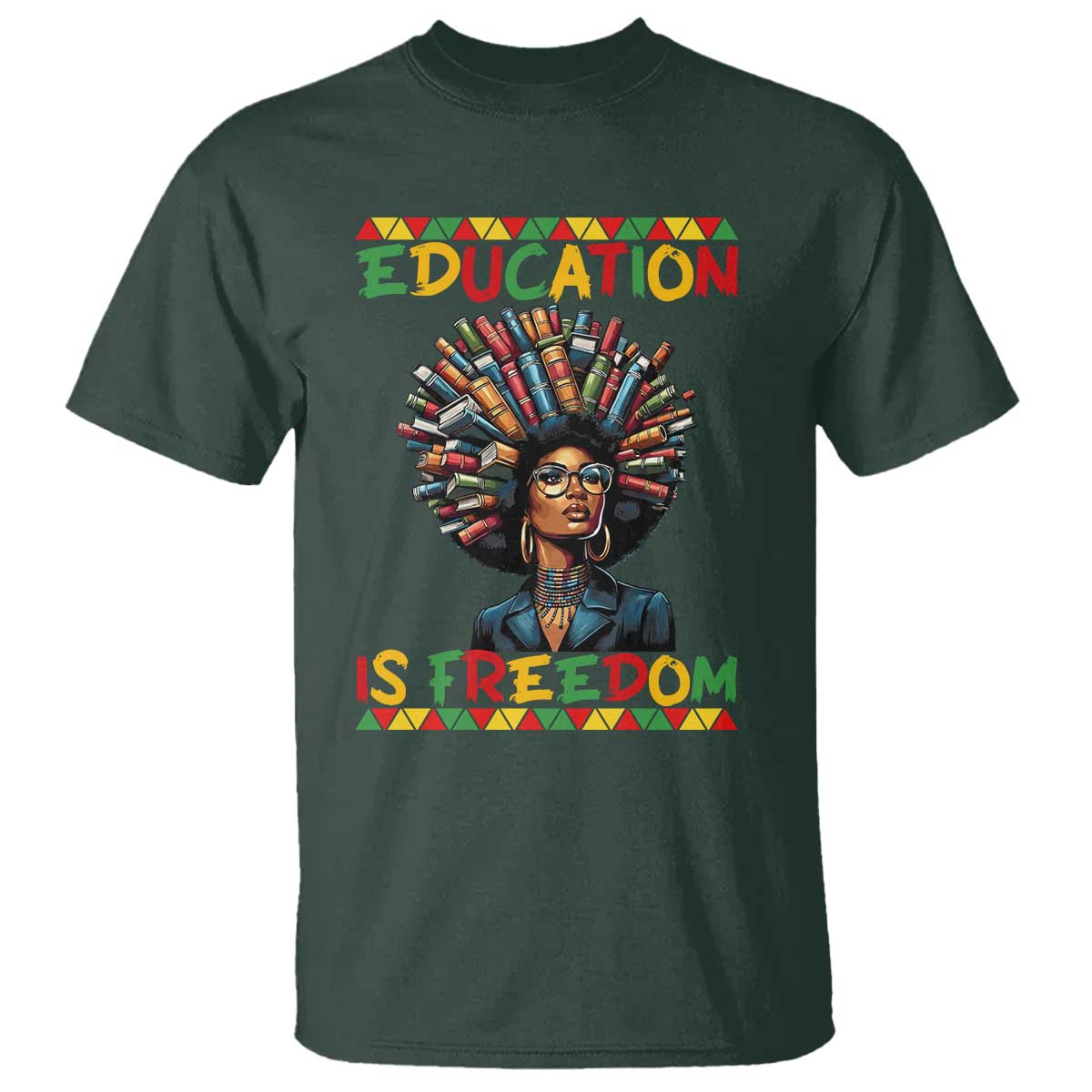Education Is Freedom T Shirt Black History Month Gift For Teachers - Wonder Print Shop