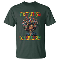 Education Is Freedom T Shirt Black History Month Gift For Teachers - Wonder Print Shop