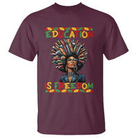 Education Is Freedom T Shirt Black History Month Gift For Teachers - Wonder Print Shop