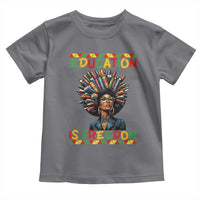 Education Is Freedom Toddler T Shirt Black History Month Gift For Teachers - Wonder Print Shop