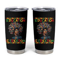 Education Is Freedom Tumbler Cup Black History Month Gift For Teachers - Wonder Print Shop