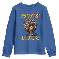 Education Is Freedom Youth Sweatshirt Black History Month Gift For Teachers - Wonder Print Shop