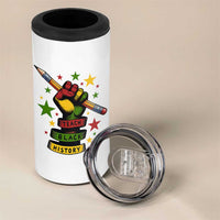 Teach Black History Education Pride 4 in 1 Can Cooler Tumbler Black History Month - Wonder Print Shop