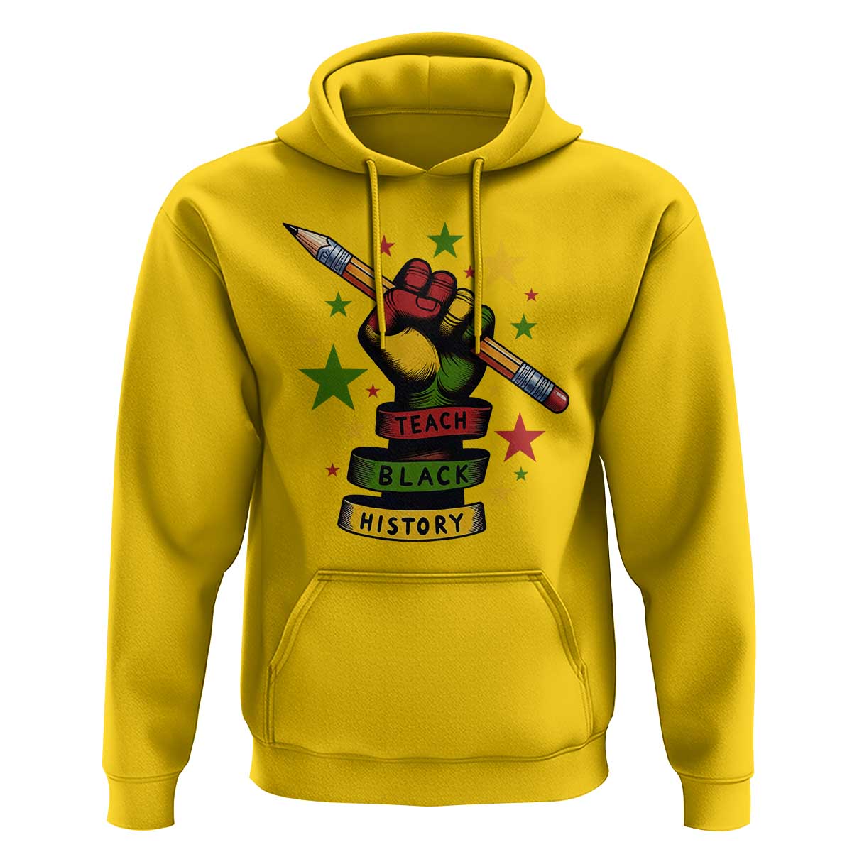 Teach Black History Education Pride Hoodie Black History Month - Wonder Print Shop
