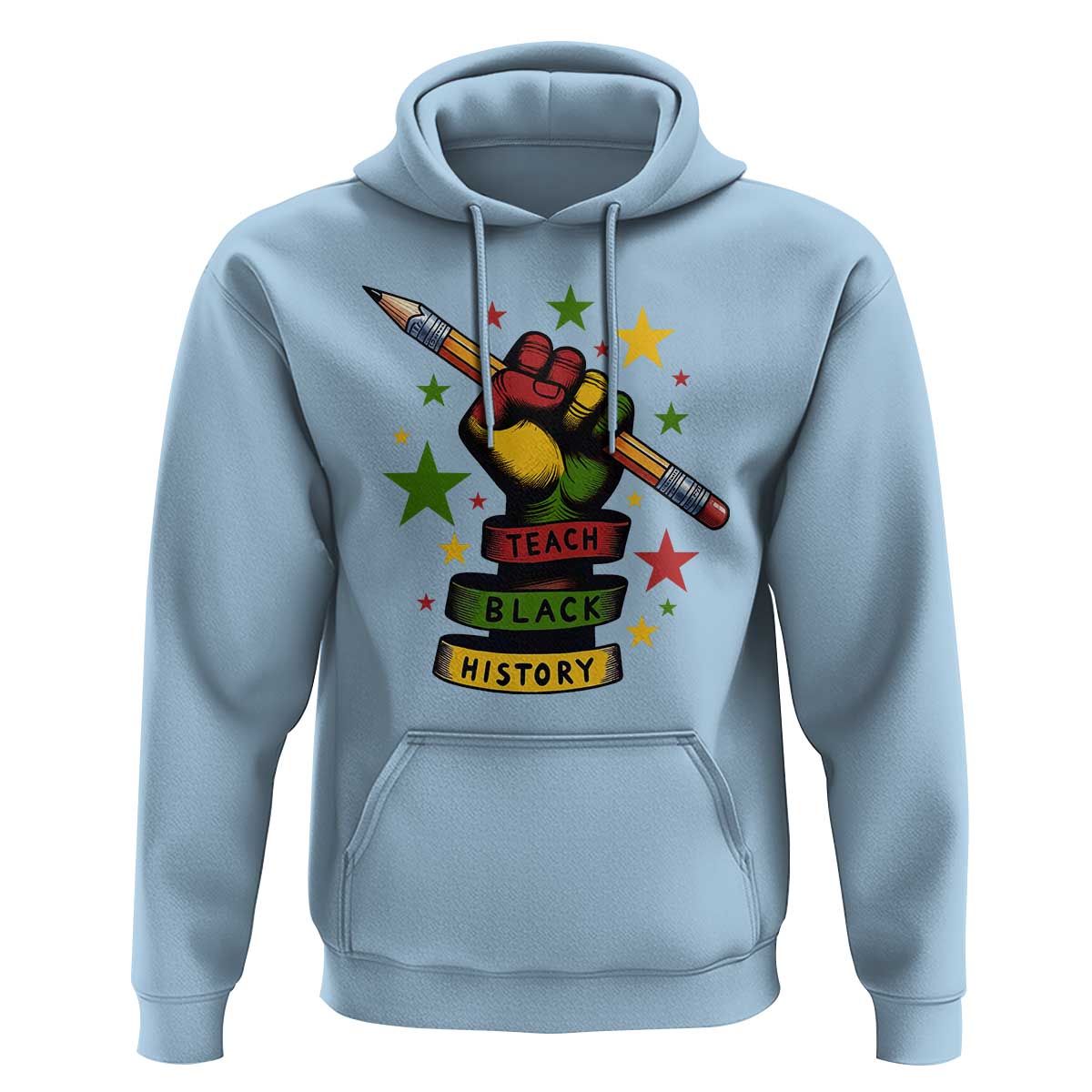 Teach Black History Education Pride Hoodie Black History Month - Wonder Print Shop