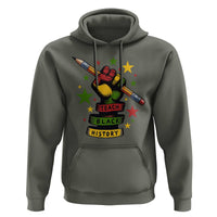 Teach Black History Education Pride Hoodie Black History Month - Wonder Print Shop