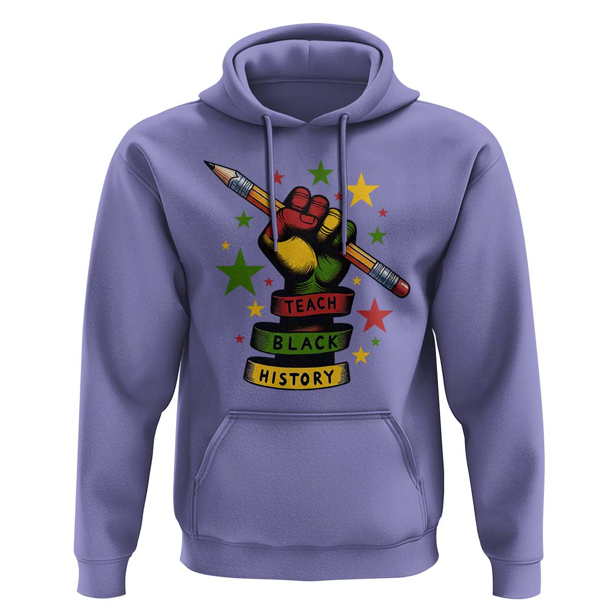 Teach Black History Education Pride Hoodie Black History Month - Wonder Print Shop