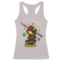Teach Black History Education Pride Racerback Tank Top Black History Month - Wonder Print Shop