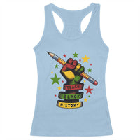 Teach Black History Education Pride Racerback Tank Top Black History Month - Wonder Print Shop