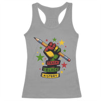 Teach Black History Education Pride Racerback Tank Top Black History Month - Wonder Print Shop