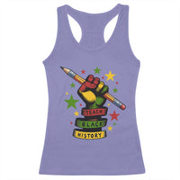 Teach Black History Education Pride Racerback Tank Top Black History Month - Wonder Print Shop