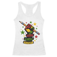 Teach Black History Education Pride Racerback Tank Top Black History Month - Wonder Print Shop