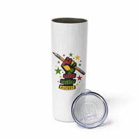 Teach Black History Education Pride Skinny Tumbler Black History Month - Wonder Print Shop
