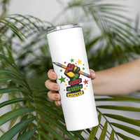 Teach Black History Education Pride Skinny Tumbler Black History Month - Wonder Print Shop