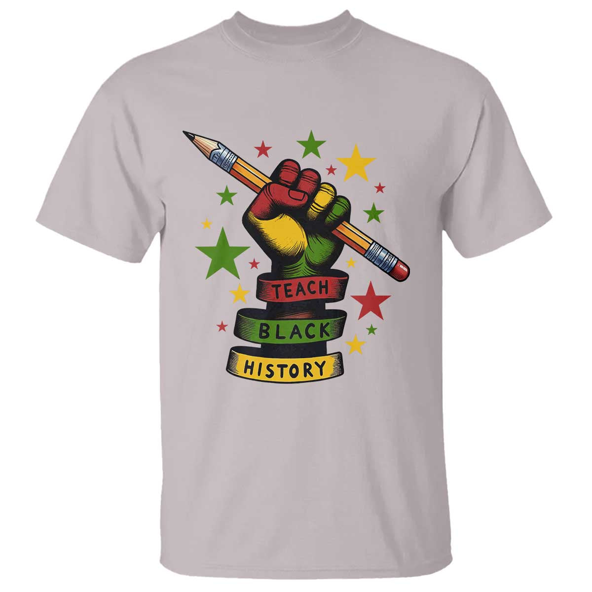 Teach Black History Education Pride T Shirt Black History Month - Wonder Print Shop