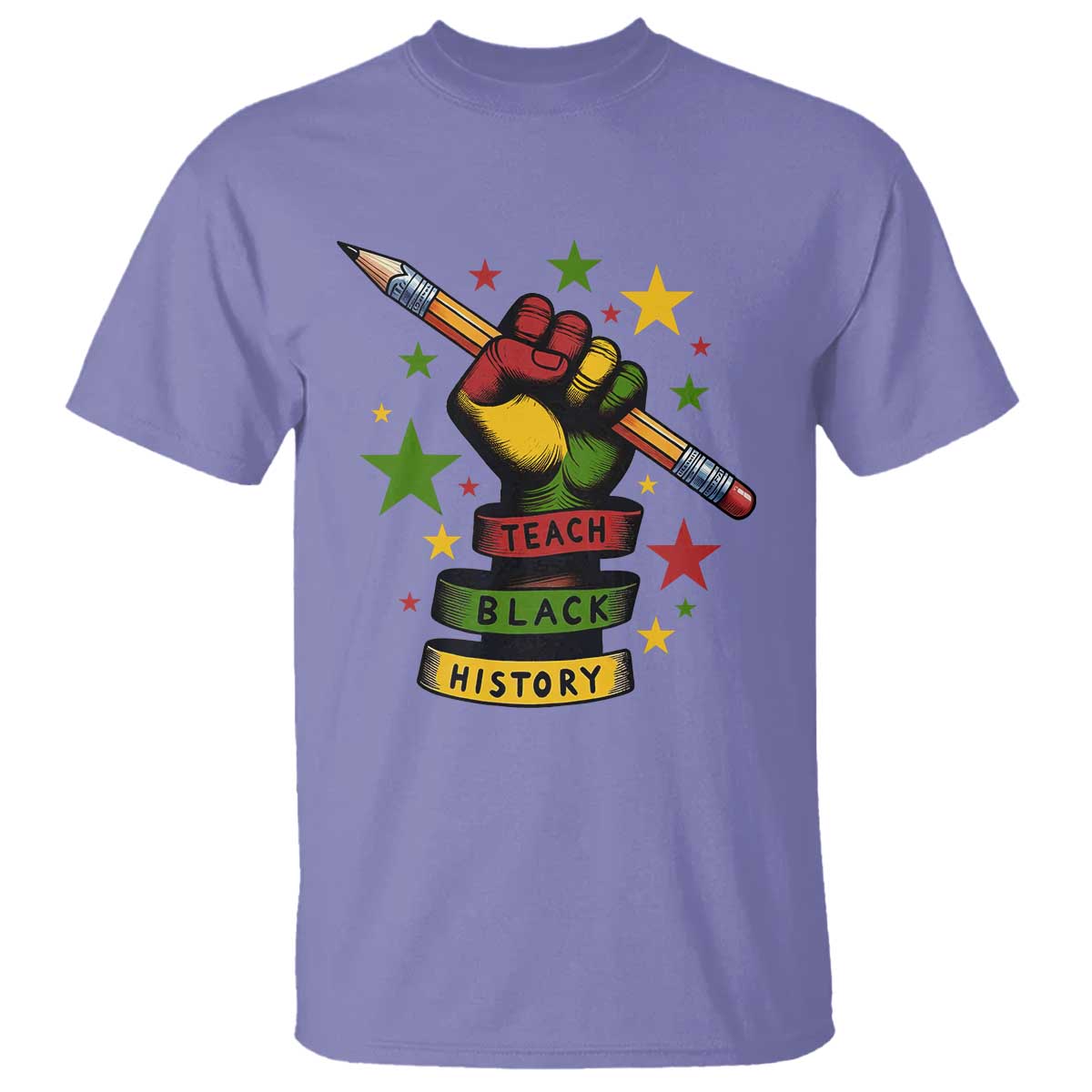 Teach Black History Education Pride T Shirt Black History Month - Wonder Print Shop