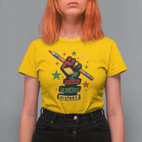Teach Black History Education Pride T Shirt For Women Black History Month - Wonder Print Shop
