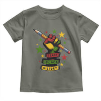Teach Black History Education Pride Toddler T Shirt Black History Month - Wonder Print Shop