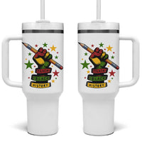Teach Black History Education Pride Tumbler With Handle Black History Month - Wonder Print Shop