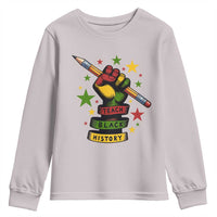 Teach Black History Education Pride Youth Sweatshirt Black History Month - Wonder Print Shop