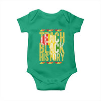 Teach Black History Baby Onesie Black History Month Gift For Teachers - Wonder Print Shop