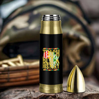 Teach Black History Bullet Tumbler Black History Month Gift For Teachers - Wonder Print Shop