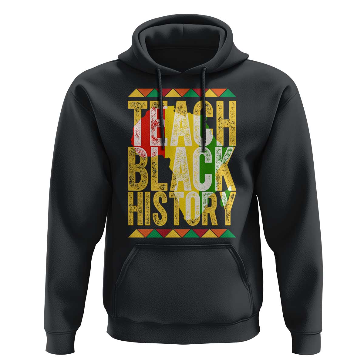Teach Black History Hoodie Black History Month Gift For Teachers - Wonder Print Shop