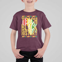 Teach Black History T Shirt For Kid Black History Month Gift For Teachers - Wonder Print Shop