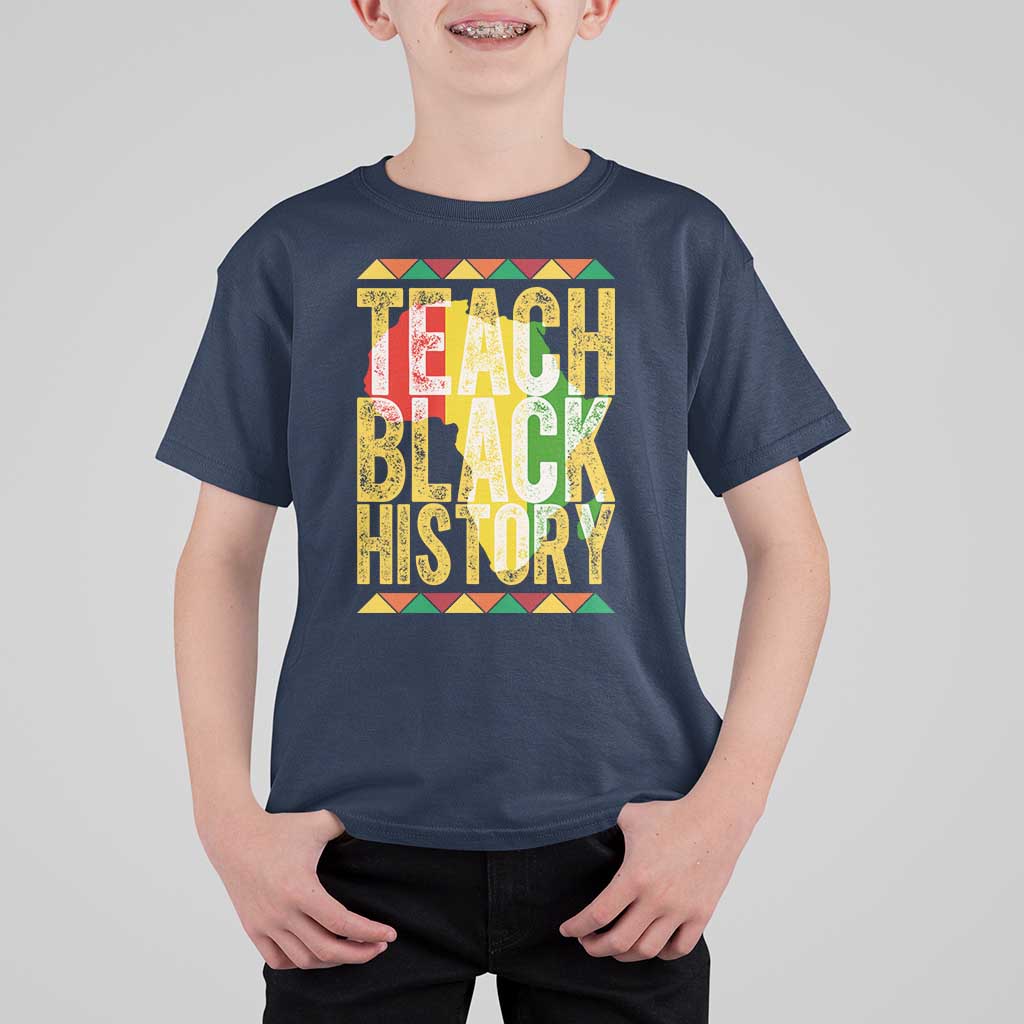 Teach Black History T Shirt For Kid Black History Month Gift For Teachers - Wonder Print Shop