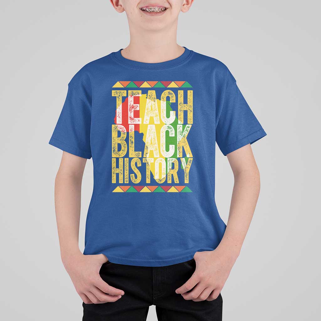 Teach Black History T Shirt For Kid Black History Month Gift For Teachers - Wonder Print Shop