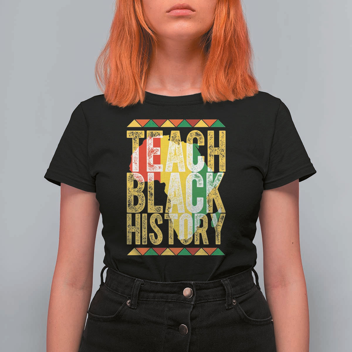 Teach Black History T Shirt For Women Black History Month Gift For Teachers - Wonder Print Shop