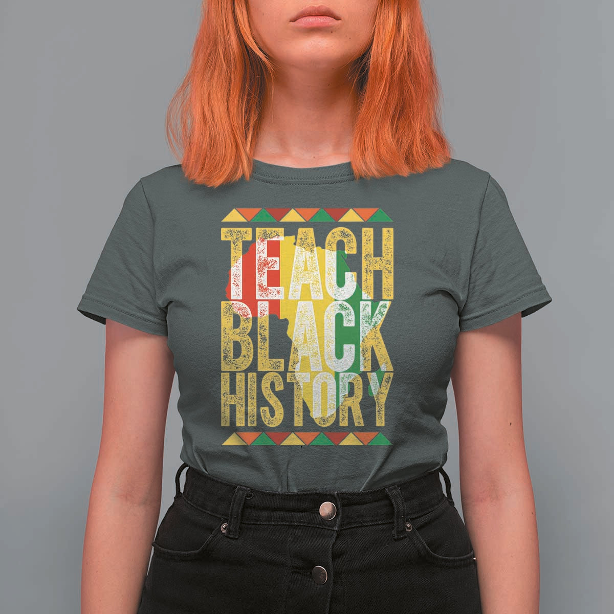 Teach Black History T Shirt For Women Black History Month Gift For Teachers - Wonder Print Shop