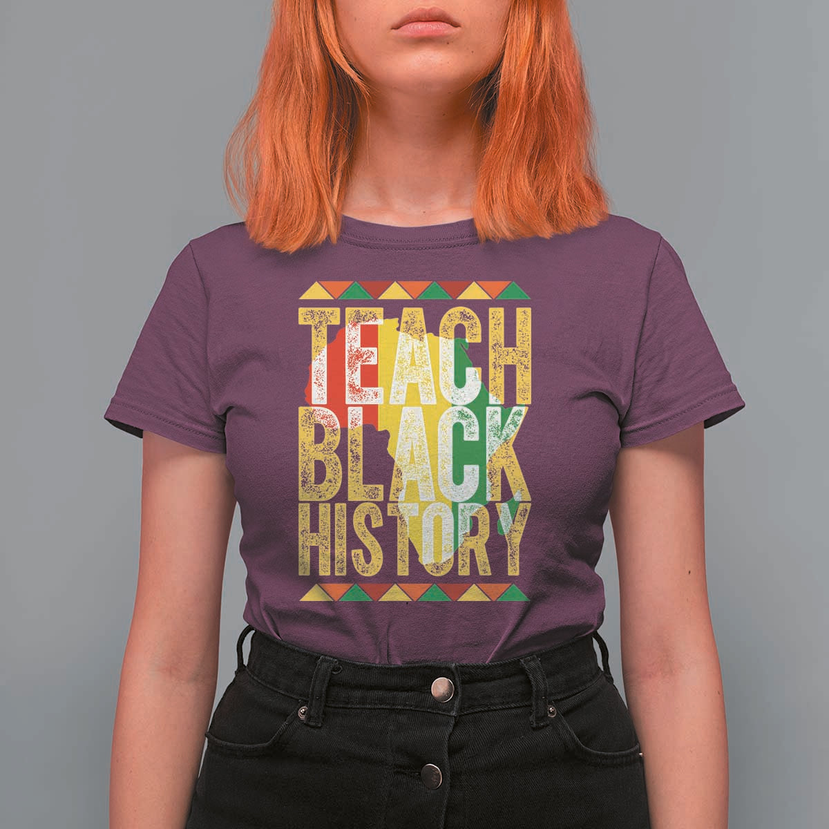 Teach Black History T Shirt For Women Black History Month Gift For Teachers - Wonder Print Shop