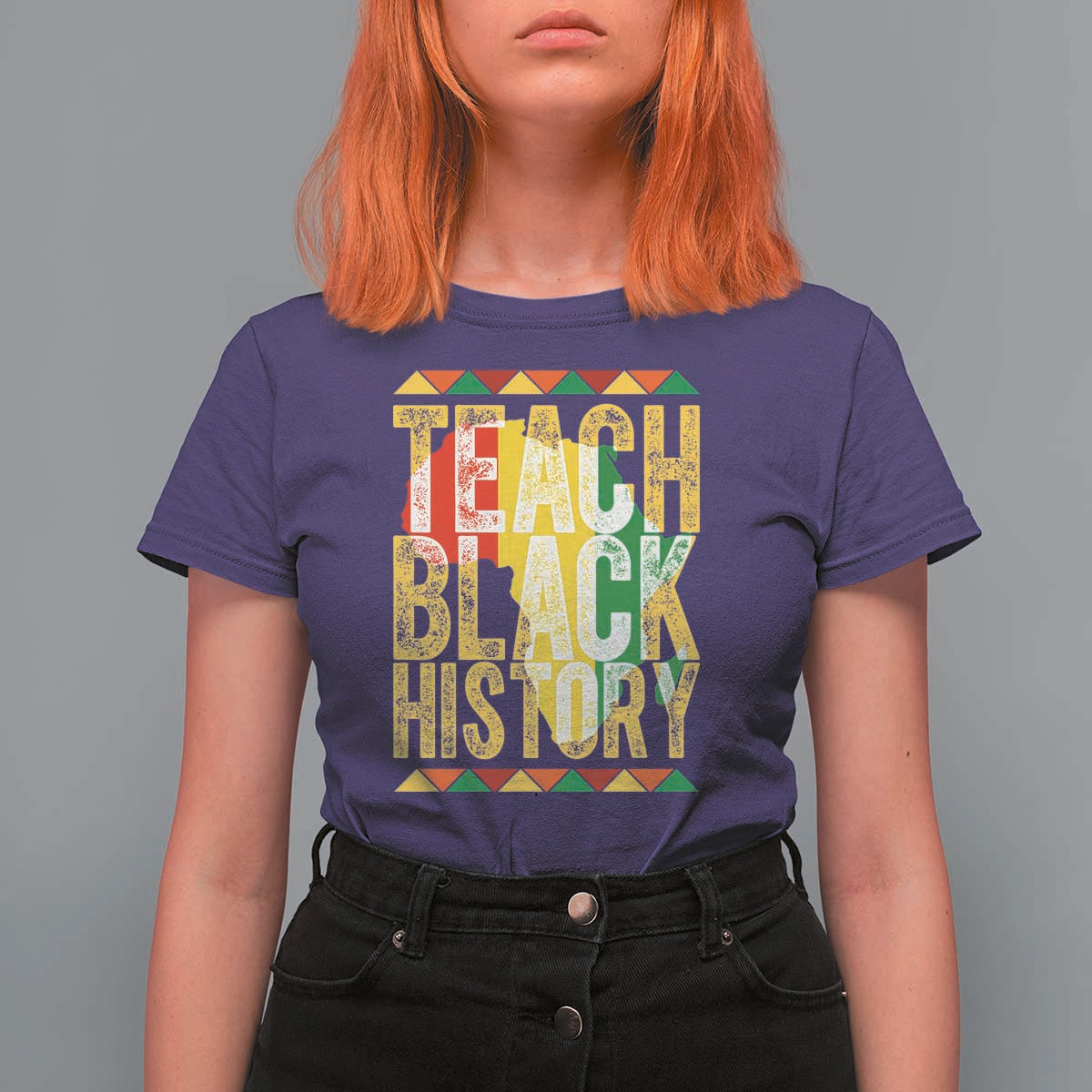 Teach Black History T Shirt For Women Black History Month Gift For Teachers - Wonder Print Shop