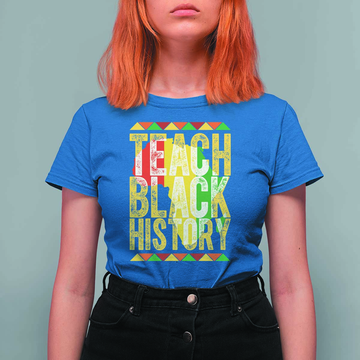 Teach Black History T Shirt For Women Black History Month Gift For Teachers - Wonder Print Shop